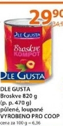 Broskve dle gusta