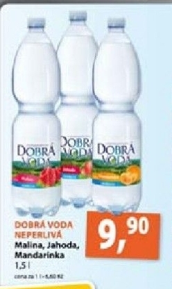Voda ochucena dobra voda