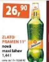 Pivo svetly lezak 11 zlatopramen