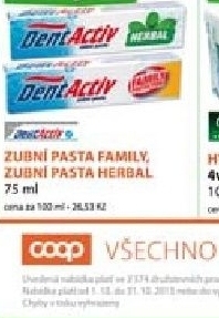 Pasta na zuby family dentactiv