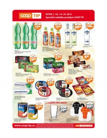 akční leták COOP 1.10.2015-14.10.2015