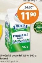Napoj podmasli jihoceske madeta
