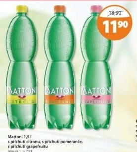 Voda ochucena mattoni