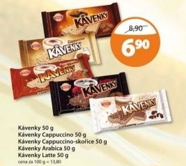Oplatky kavenky sedita