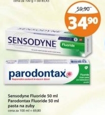 Pasta na zuby fluoride sensodyne