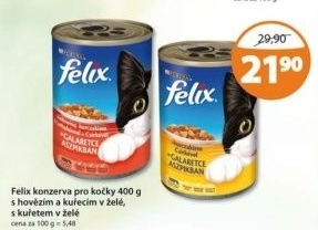 Konzerva pro kocky felix purina