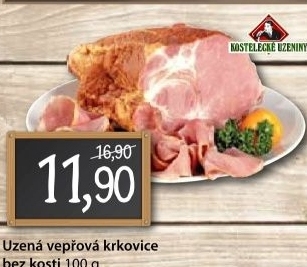Krkovicka veprova uzena bez kosti kostelecke uzeniny