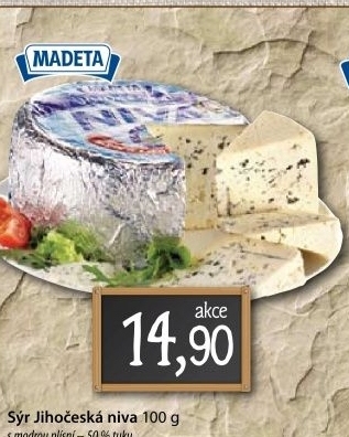 Syr niva jihoceska 50 madeta