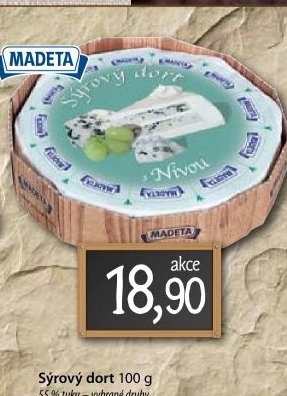 Syrovy dort taveny s nivou madeta