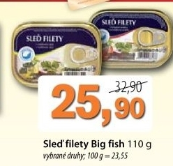 Sled filety big fish