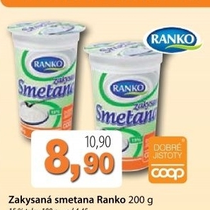 Smetana zakysana ranko 15