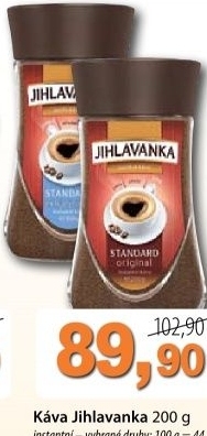 Kava instantni standard jihlavanka