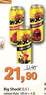Napoj energeticky big shock