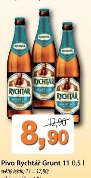 Pivo svetly lezak 11 grunt rychtar