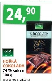 Cokolada extra horka coop premium