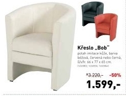 Bob, křeslo