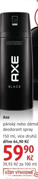 Deodorant sprej axe
