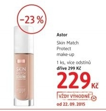 Make up skin match protect astor