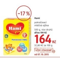 Vyziva mlecna hami