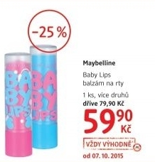 Balzam na rty baby lips maybelline