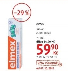 Pasta na zuby junior elmex