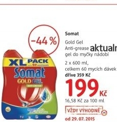 Gel do mycky antigrease gold somat
