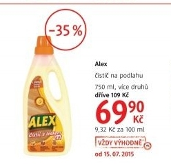 Cistic na podlahy alex