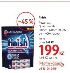 Tablety do mycky quantum finish