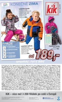 akční leták Kik textil 14.10.2015-27.10.2015