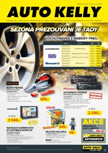akční leták Auto Kelly 12.10.2015-8.11.2015