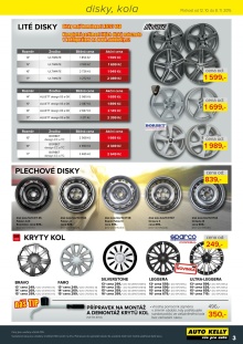 akční leták Auto Kelly 12.10.2015-8.11.2015
