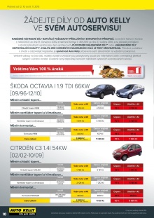 akční leták Auto Kelly 12.10.2015-8.11.2015
