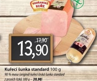 Sunka kureci standard vodnanske kure