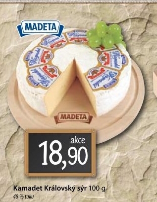 Syr kralovsky kamadet jihocesky madeta