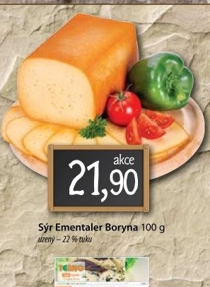 Syr emental uzeny boryna