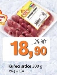 Srdce kureci mrazena vodnanske kure