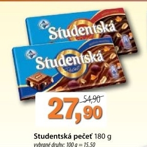 Cokolada studentska pecet orion