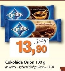 Cokolada na vareni orion