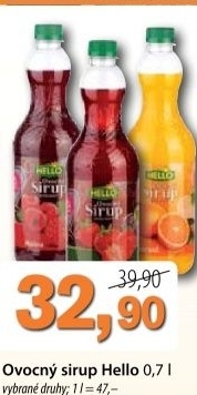 Sirup extra husty hello