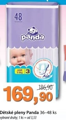 Pleny detske panda