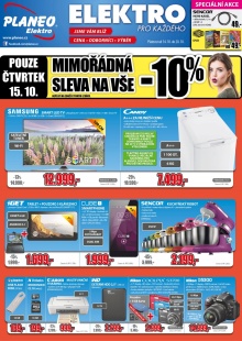 akční leták Planeo Elektro 14.10.2015-20.10.2015