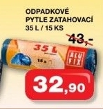 Pytle na odpadky zatahovaci 35 l alufix