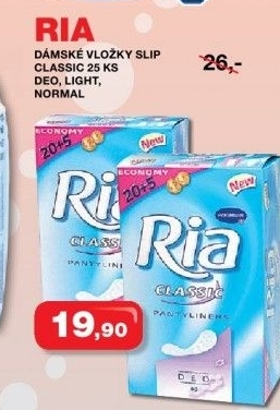 Vlozky damske slipove ria