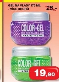 Gel na vlasy color gel