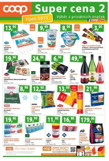 akční leták COOP 15.10.2015-31.10.2015