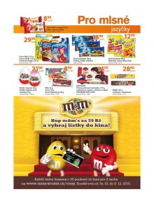 akční leták COOP 15.10.2015-31.10.2015