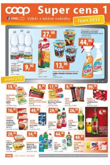 akční leták COOP 15.10.2015-31.10.2015