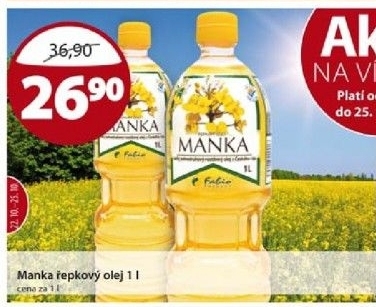 Olej repkovy manka