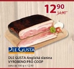 Slanina anglicka dle gusta