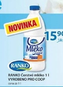 Mleko cerstve ranko